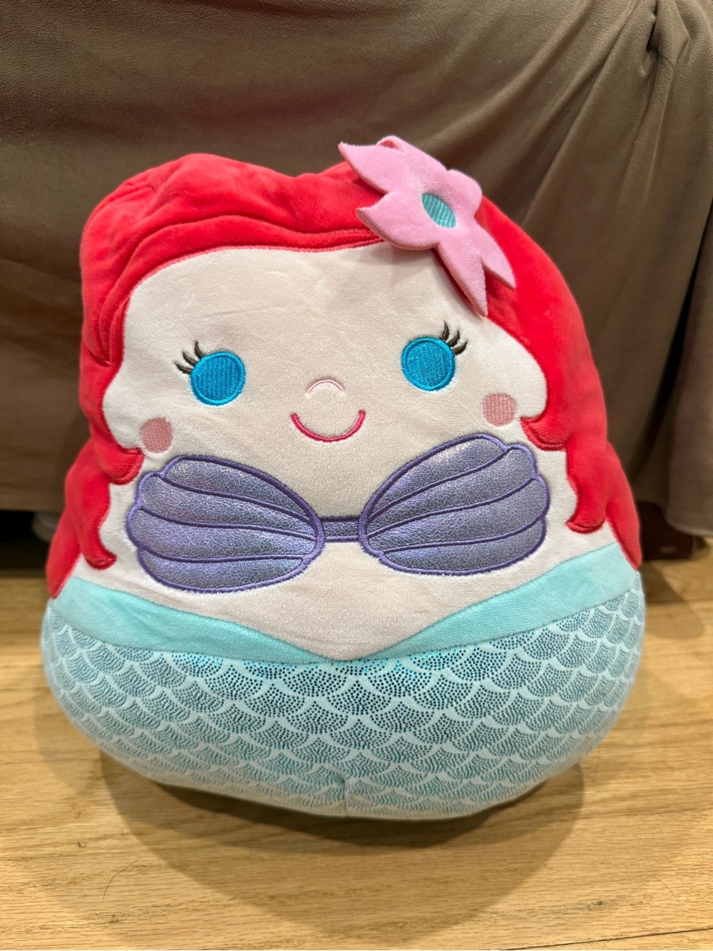 NWOT‎ little mermaid large Squishmallow